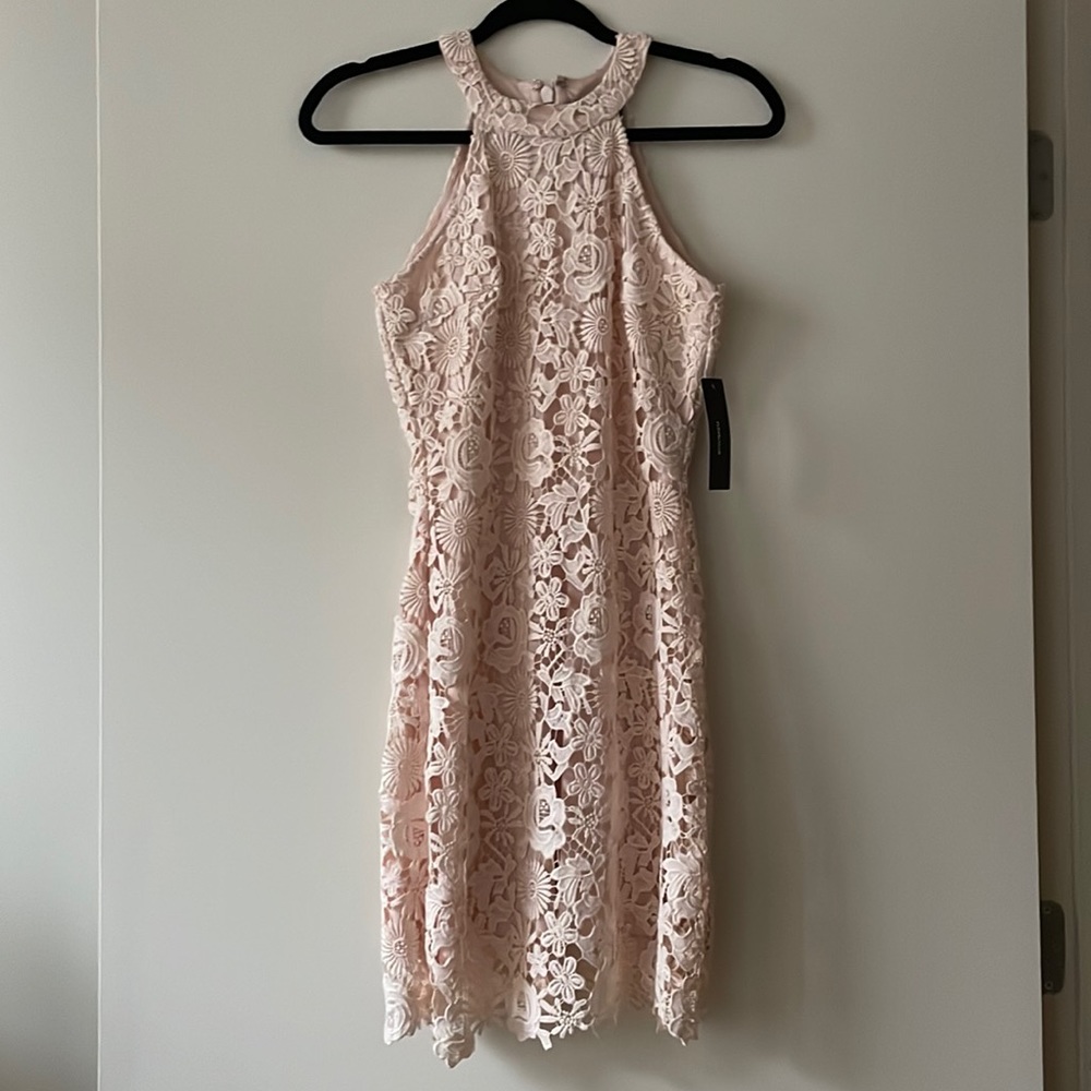 Blush pink Lulu’s midi dress